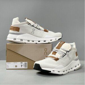 ⚡ ON Running Cloudnova Women Shoes White Pearl
